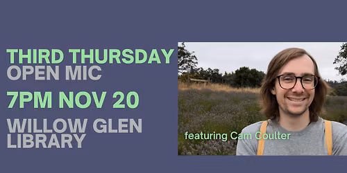 Third Thursday Open Mic featuring Cam Coulter!