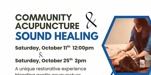 Community Acupuncture & Sound Healing