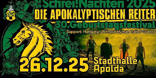 SCHREI!NACHTEN 2025 - 30 JAHRE GEBURTSTAGS-FEST