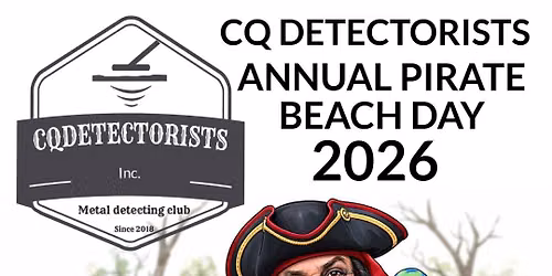 CQ Detectorists Annual Pirate Beach Day 2026