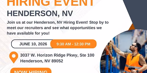 Henderson, NV Jobs - Nexeo Staffing Hiring Event