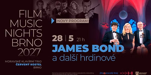 James Bond a dal\u0161\u00ed hrdinov\u00e9, koncert filmov\u00e9 hudby s iluminacemi