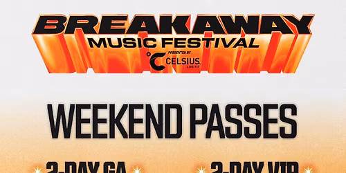 2026 Breakaway Music Festival Ohio - 2 Day Pass at Historic Crew Stadium