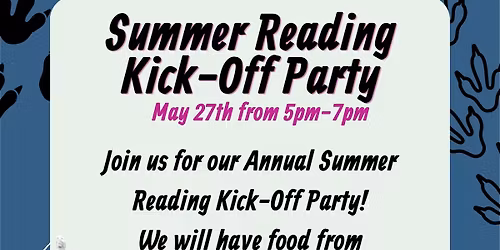Summer Reading Kick-Off Party 