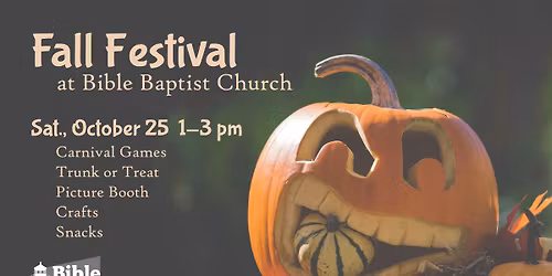 Fall Festival at Bible Baptist Church