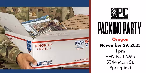 Eugene OPC Packing Party