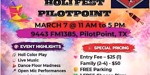 Holi Fest- A Grand Holi Celebration