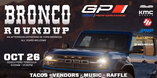 GOScH Bronco Roundup