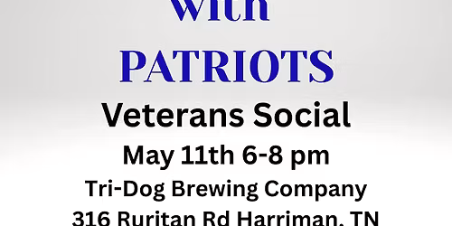 Pints With Patriots Veterans Social