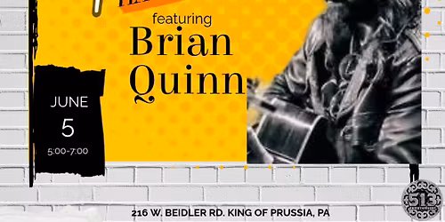 It's Happy Hour time at Screwballs. Live music by Brian Quinn from 5-7pm!