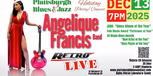 PB&J Holiday Party\/Concert with the Angelique Francis Band
