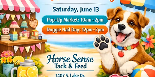 June Pop Up Market & Doggie Nail Day