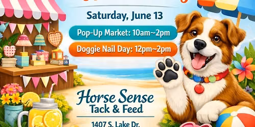 June Pop Up Market & Doggie Nail Day