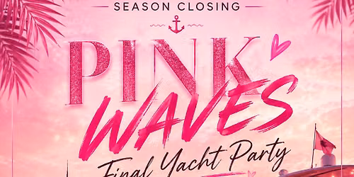 Pink Waves Yacht party — Dubai Harbour Marina