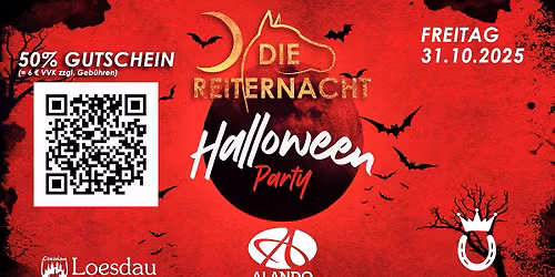 HALLOWEENPARTY 2025 - OSNABR\u00dcCK ALANDO PALAIS powered by DIE REITERNACHT