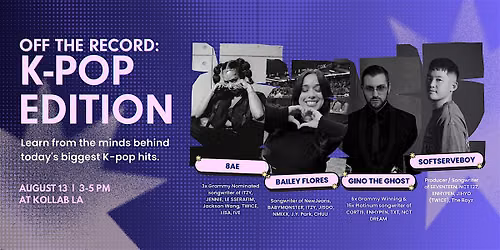 OFF THE RECORDS: K-Pop Edition Panel