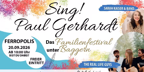Sing! Paul Gerhardt