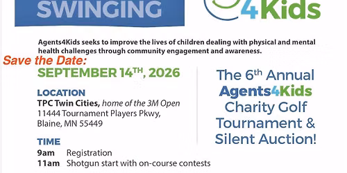 The 6th Annual Agents4Kids Charity Golf Tournament & Silent Auction