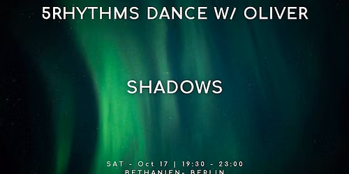 5Rhythms Dance with Oliver: SHADOWS