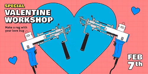 Valentine's Day Rug Making Beginner Workshop: Feb 7th