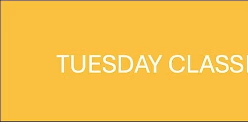 JANUARY   What Would Kelly Do?  Tuesday Classes