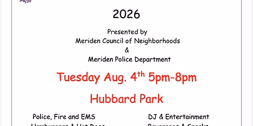 Meriden\u2019s National Night Out 