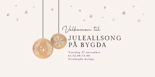 Juleallsong