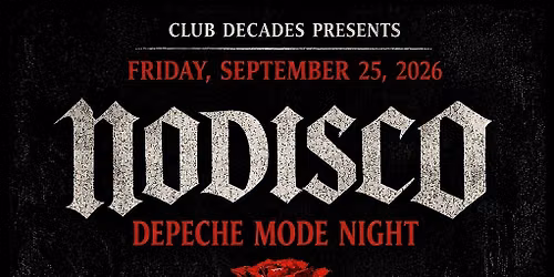 NODISCO: DEPECHE MODE NIGHT