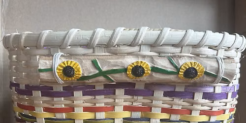 A Day in the Life of the Amish - BASKET WORKSHOP - "ROSEANNA'S FLOWER GARDEN"