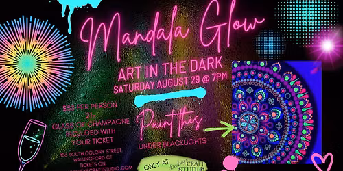 "Mandala" GLOW: Art in the Dark