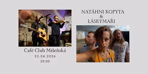 NAT\u00c1HNI KOPYTA & L\u00c1SKYMA\u0158I | Caf\u00e9 club M\u00ed\u0161e\u0148sk\u00e1
