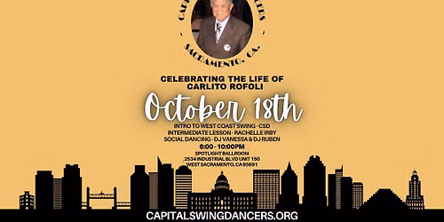 Capital Swing Dancers Monthly Dance - October 18th