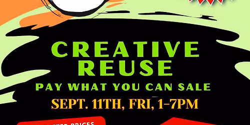 "Pay What You Can" Sale - SEPTEMBER 11th 1-7pm @ The Crafting Emporium
