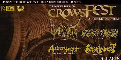 CROWS FEST 2026 - A Prelude to Mayhem! 