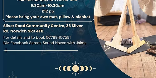 Rest & Renewal Sound Bath @ Silver Road Community Centre
