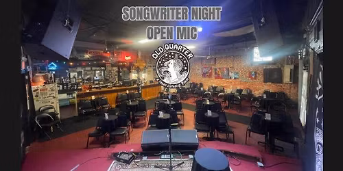 SONGWRITER NIGHT (OPEN MIC)