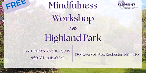 Mindfulness Workshop in Highland Park with SJNC