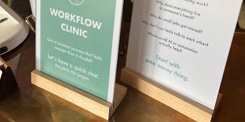 Free 15-Minute Workflow Clinic - Leeds