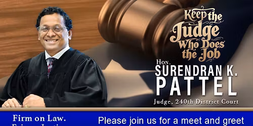 Judge Surendran Pattel Meet & Greet 