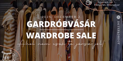 Gardr\u00f3bv\u00e1s\u00e1r\/Wardrobe Sale