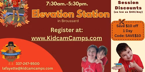 Thanksgiving Camp at Elevation Station