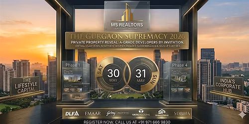 Gurgaon Property Expo 2026 \u2014 May 31 month-end, free