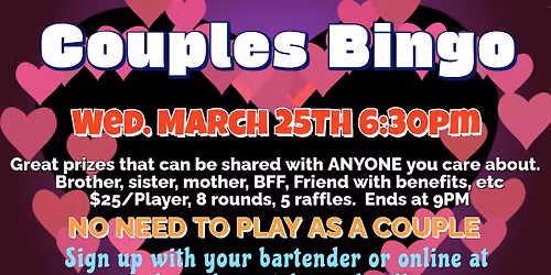 Couples Bingo