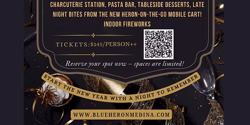 New Year's Eve Bash at Blue Heron!
