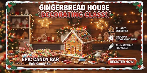 Gingerbread House Decorating Class