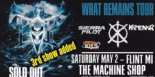 POP EVIL 3rd show SOLD OUT