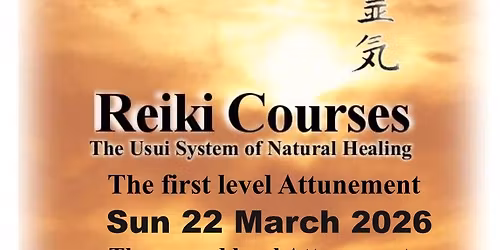 Hastings: Reiki Course level 1,2 and 3