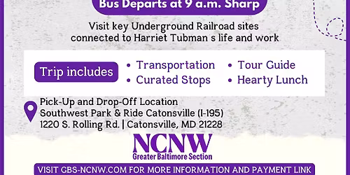 Harriett Tubman Tour