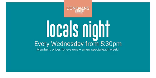 Locals Night - Every Wednesday