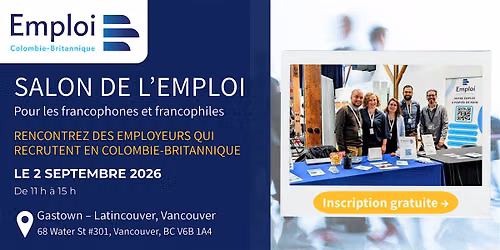 Salon de l'emploi : rencontrez les employeurs de Colombie-Britannique